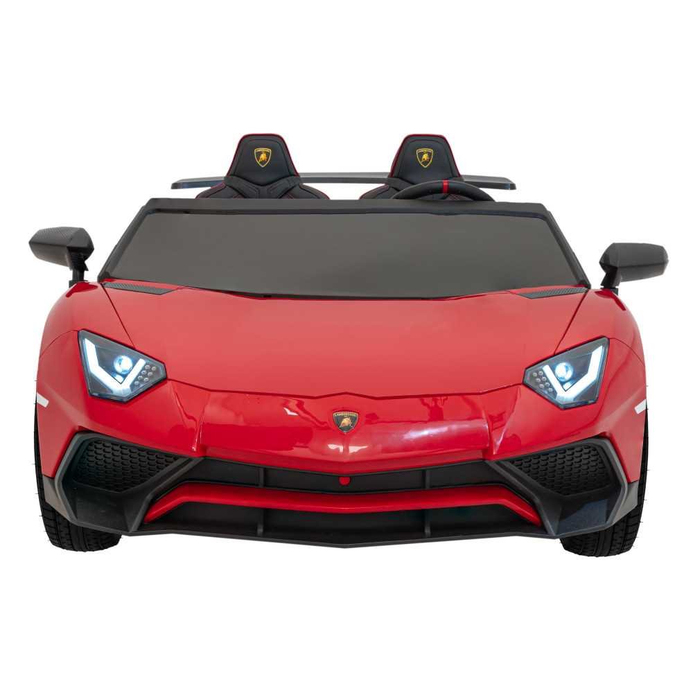 Dvivietis elektromobilis Lamborghini Aventador SV, Red-Elektromobiliai vaikams, Mašinos-e-vaikas