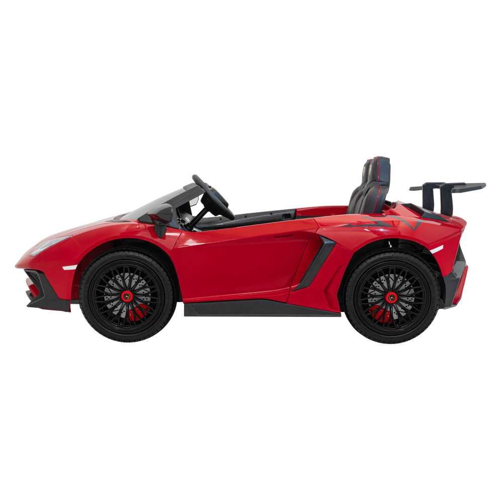 Dvivietis elektromobilis Lamborghini Aventador SV, Red-Elektromobiliai vaikams, Mašinos-e-vaikas