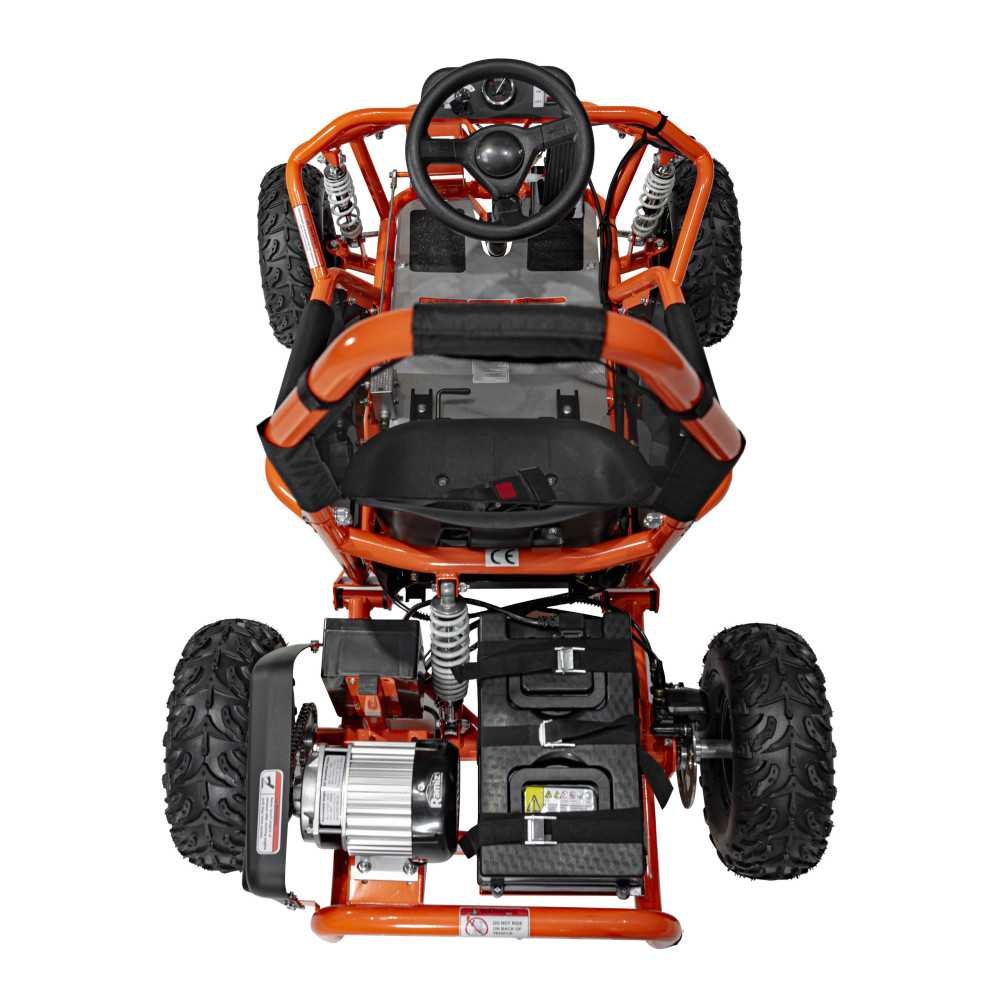 Elektrinis kartingas MUD MONSTER, Orange-Elektromobiliai vaikams, Kartingai-e-vaikas