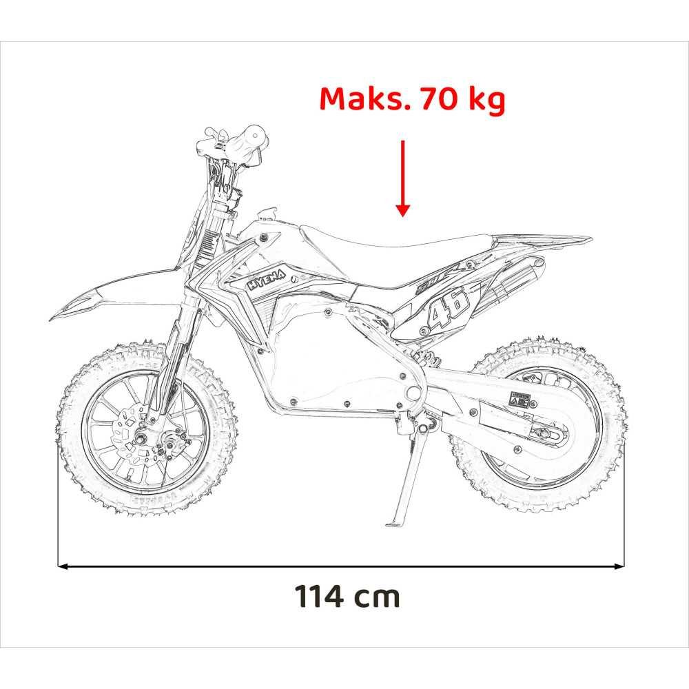 Elektrinis motociklas RENEGADE 50R, Green-Elektromobiliai vaikams, Motociklai-e-vaikas