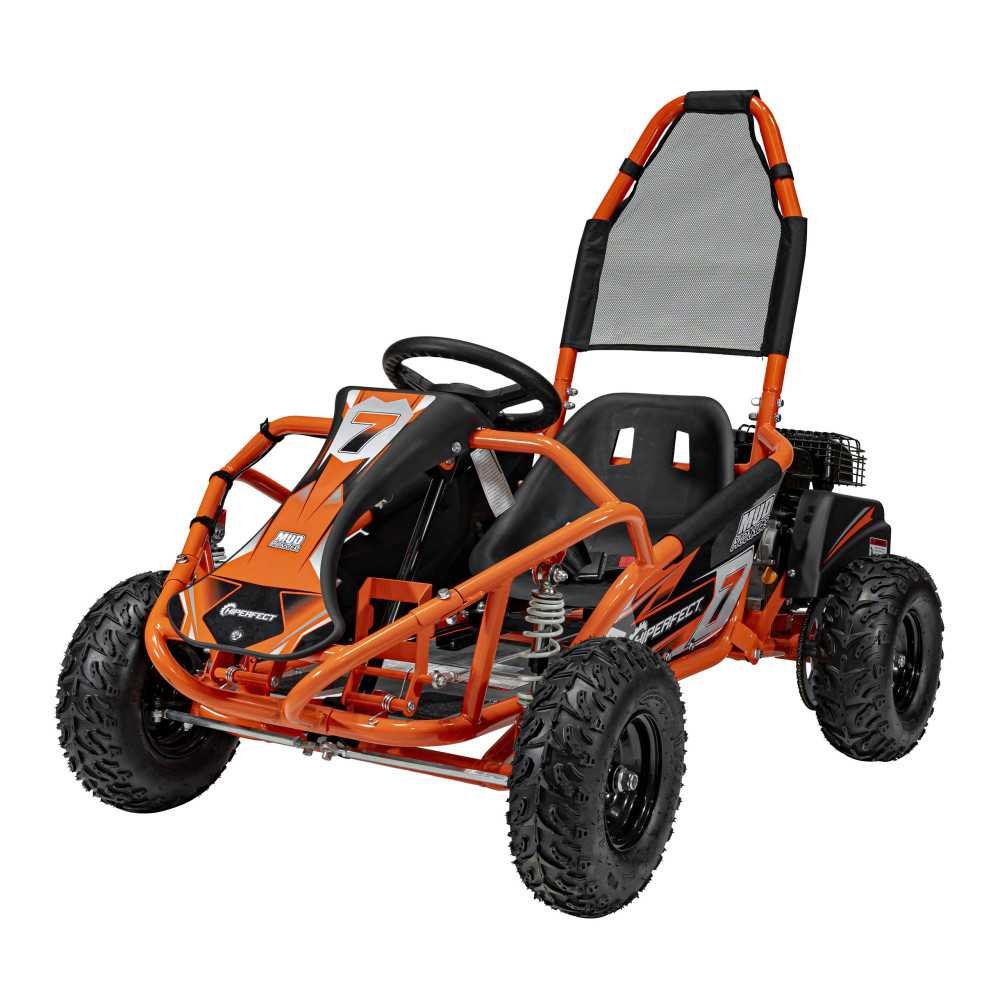 Motorinis kartingas MUD MONSTER, Orange-Elektromobiliai vaikams, Kartingai-e-vaikas