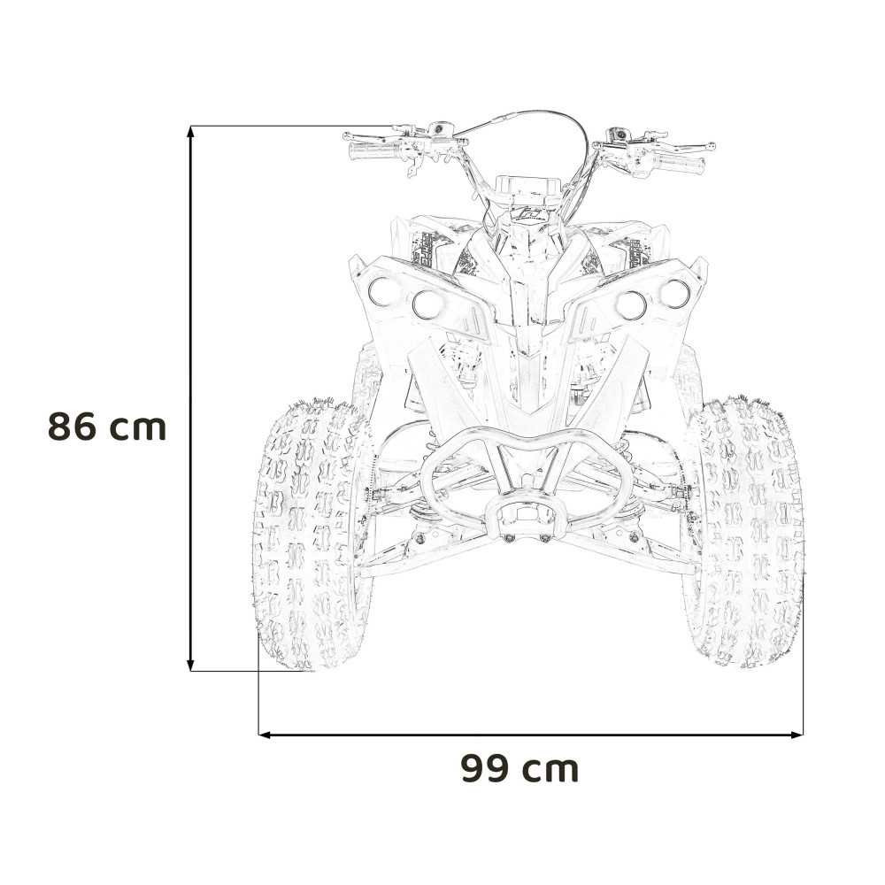 Pojazd Quad Spalinowy RENEGADE HighPer 125CC Żółty