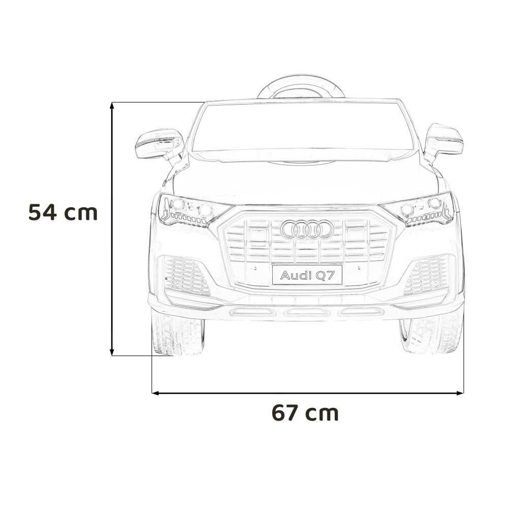 Elektromobilis Audi Q7 NEW LIFT, Black-Elektromobiliai vaikams, Visureigiai-e-vaikas